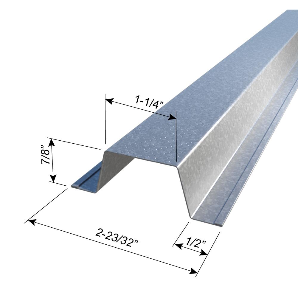 Hemmed edges only available on 18mil (25ga) Hemmed edges only available on 18mil (25ga)